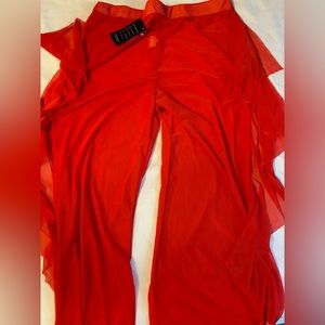 Bikini bottom cover up pants